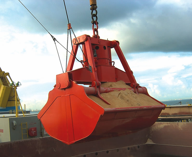 电动液压双瓣抓斗